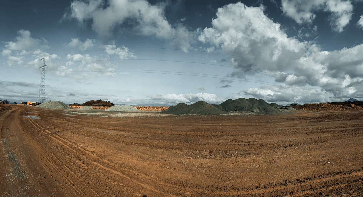 acopio-materiales en cantera Gloria